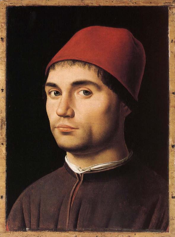 Antonello da Messina Portratt of young man Germany oil painting art